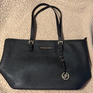 Michael Kors Black Leather Tote